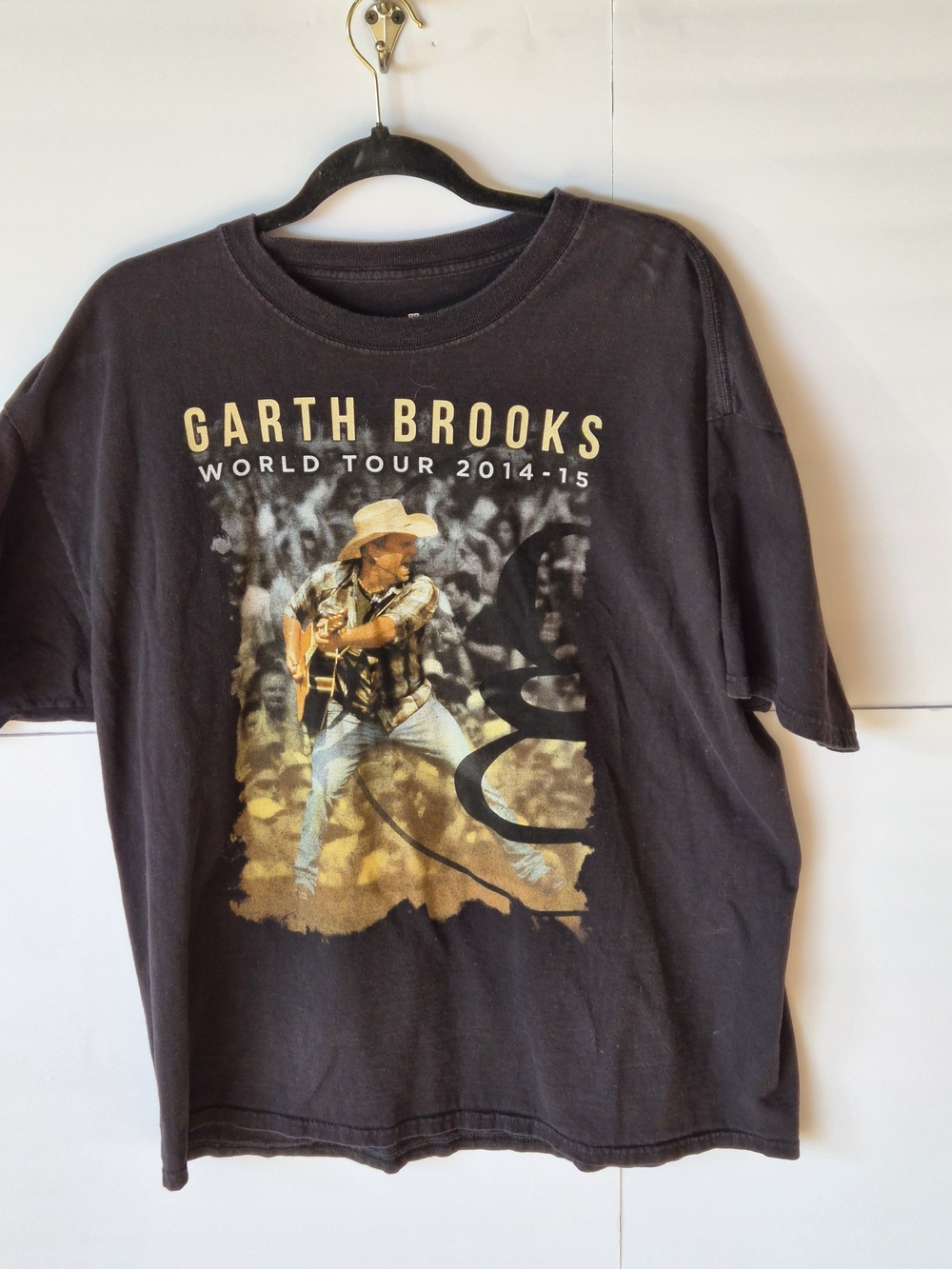 Hanes Black Garth Brooks World Tour Graphic Tee